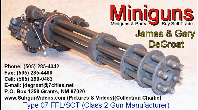 Machine Guns For Sale Autoweapons Com - m134 minigun original roblox